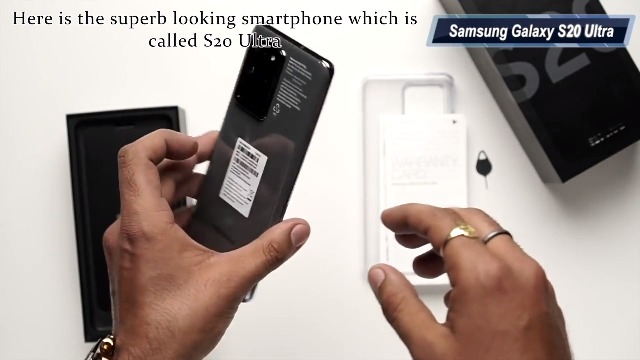 Samsung Galaxy S20 + Smartphone